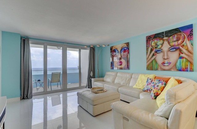 DIRECT OCEAN VIEWS with Balcony on the beach.