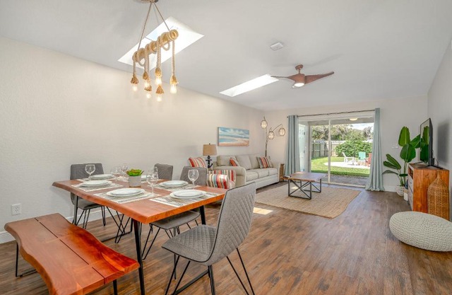 Dog Friendly Home wPrivate Fenced Yard, Garage & Fire Pit STEPS to the Beach!