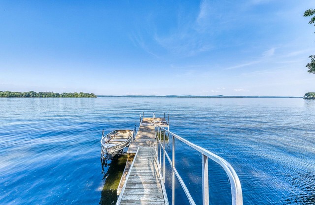 Dog-Friendly Lakefront Home with WiFi, Private Dock & Firepit