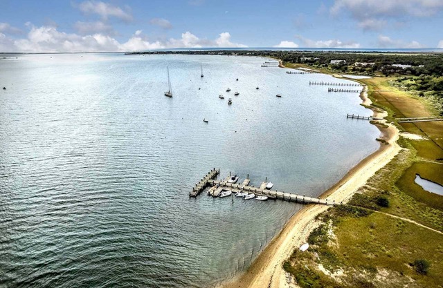 Down Harbor Contemporary With Private Association Beach