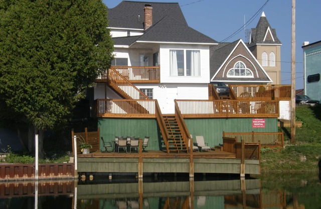 Down town Cheboygan on the famous Inland Waterway.