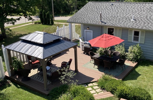 Downtown Boyne City. Great Backyard !