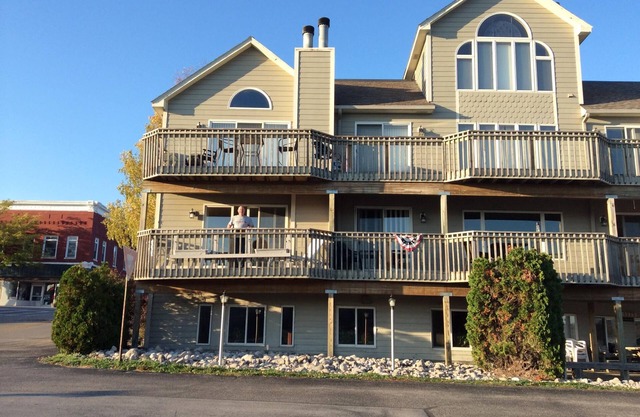 Downtown Frankfort Condo overlooking Betsie Bay