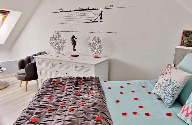Duplex, junior suite, with terrace and spa: La Fleur de sel