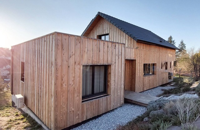 Eco-responsible wooden house