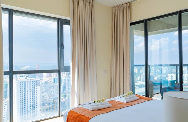 Elegant 2-bedroom apartment with Fan, fitness room in wonderful Nairobi-GTC KEMT