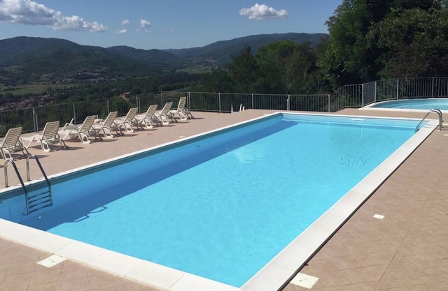 Elegant holiday home in a Citerna with swimming pool