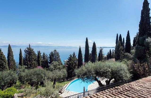 "Elevate Your Corfu Retreat: Lucky Villas - Tranquil Hillside Oasis with.