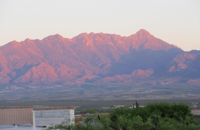 Enjoy Ever-Changing views of the Santa Rita Mountains