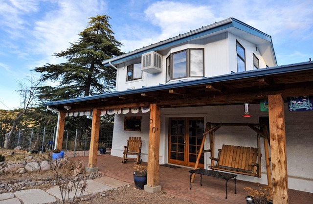 Enjoy Wildlife from Your Rocking Chair and Swinging Bench on Front Porch