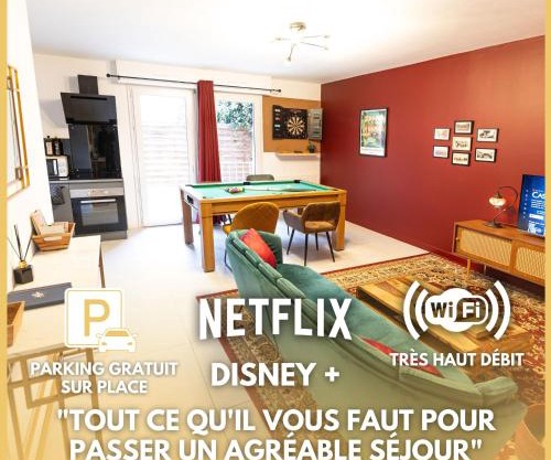 Escapade Vintage avec Jeux, Billard et Fléchettes Détente Assurée !