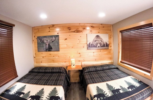 Escape to the tranquility of our cozy cabin inn, where rustic charm meets modern comfort. Experience a home away from home ambiance.