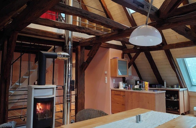 Exceptional vacation apartment in a converted barn in the Stromberg Nature Park