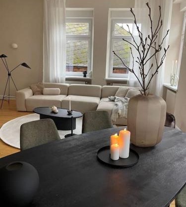 Exklusive Jugendstilwohnung in Ürzig an der Mosel - 4 Personen - 2 Schlafzimmer - Waschmaschine - Trockner