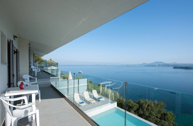 Exquisite Corfu Retreat | 3 Bedrooms | Villa Thea Pyrgi | Panoramic Sea Views &.