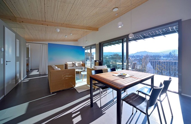 Extravagant penthouse apartment with stunning views of the countryside