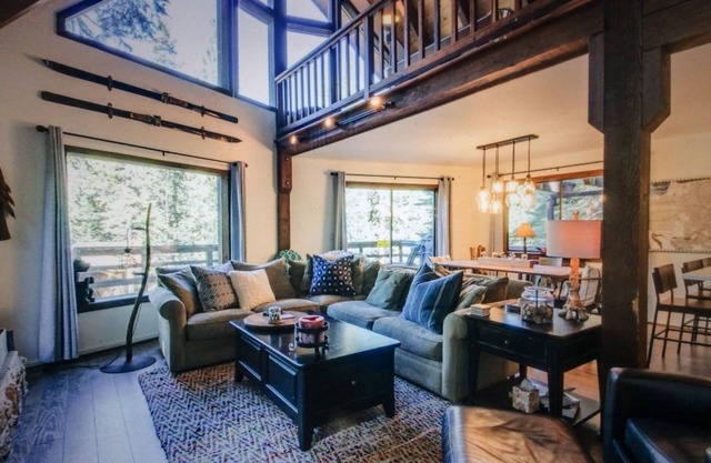 Family-Friendly, Updated A-frame with Mountain Forest Views & Private Hot Tub
