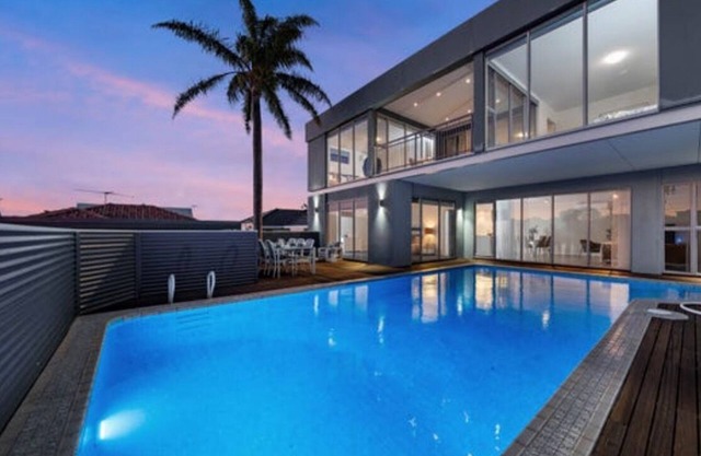 family home with big pool