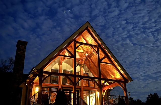 Farm Stay with animals in beautiful Timber Frame House in the Foothills of W. NC