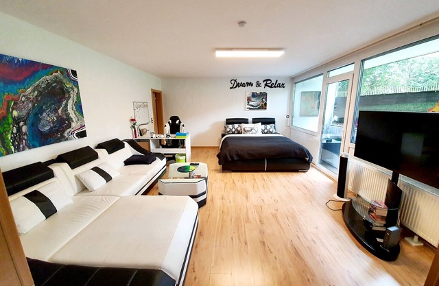 Feel at home in my modern art studio apartment!