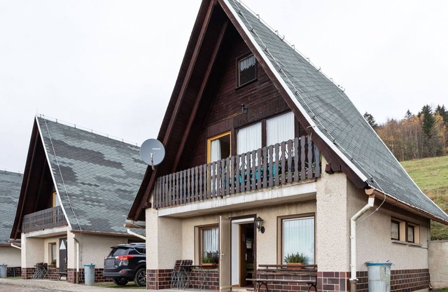 Ferienhaus mit Terrasse in der Nähe des Rennsteigs