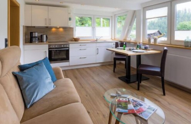 Ferienwohnung Burgblick, 40qm, 1 Schlafzimmer, Max. 3 Personen