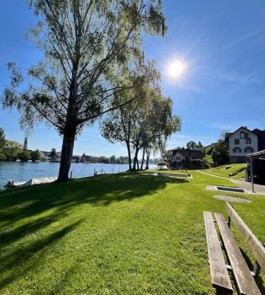 Ferienwohnungen in Top Lage in der Nähe eines Rhein-Strandbads