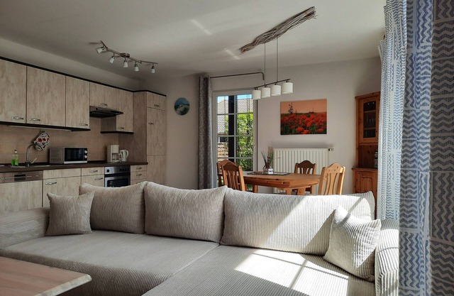 Fewo EG - Ferienhaus Wilhelmine Ferienwohnungen mit Garten & Grill