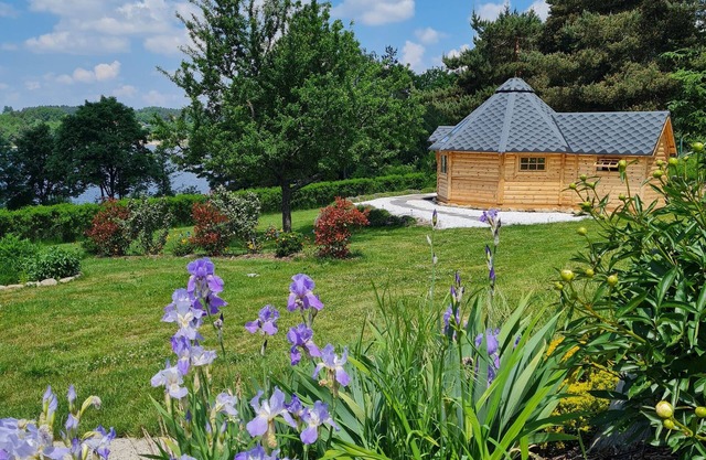 Finnish cottage at the water's edge