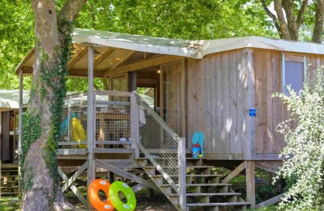 Flower Camping Mas de Champel * - CosyFlower Premium 38m² - 2 bedrooms + covered terrace + TV + Sheets + Towels 4 people