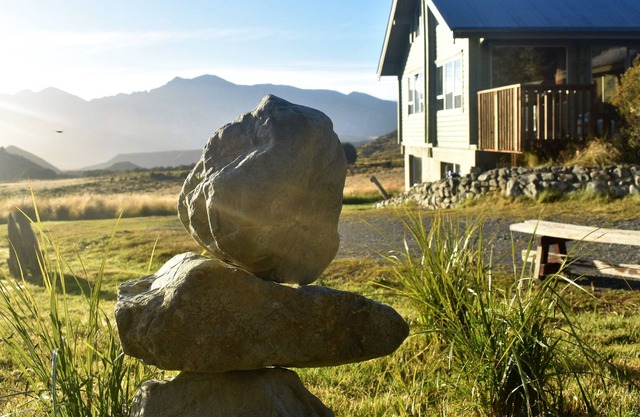 Forest Lodge. Off-grid lodge nestled in native beech forest 800m above sea level
