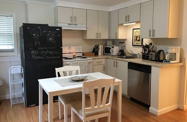 Fully furnished apartment with private entry. Everything included..