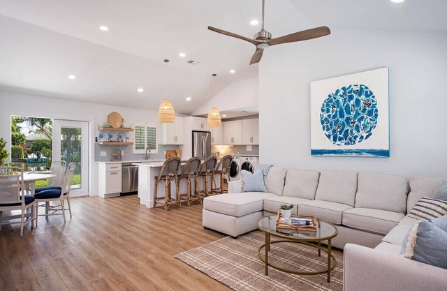 Fully remodeled water front home with boat dock