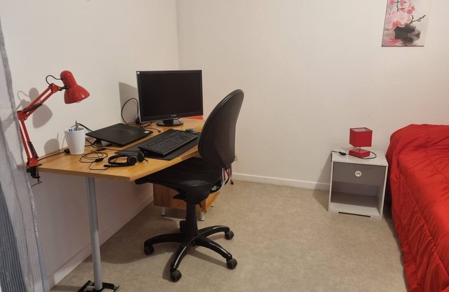 Furnished apartment with office