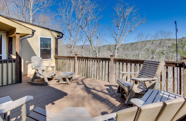 Furnished Deck + Mtn Views: Rutherfordton Home