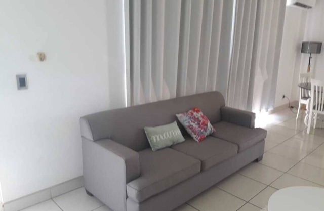 Furnished family-friendly apartment with view of ocean and steps to beach