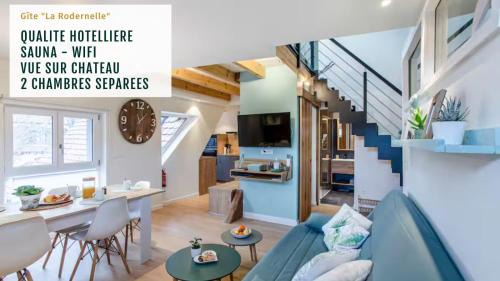 Gîte La Rodernelle - Sauna - Patio - Climatisation - Vue sur Château du Haut Kœnigsbourg