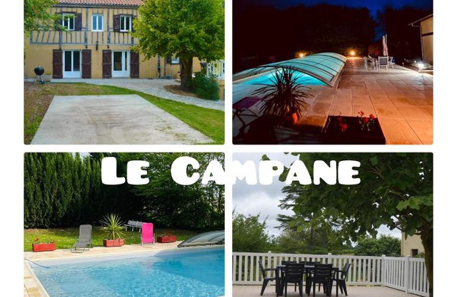 Gîte Le Campane - Piscine partagée Borne recharge véhicule 22kwh