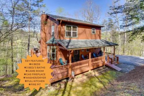 Ga Mountain Cabin 3 Br3 Ba, Fire Pit & Game Rm