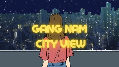 Gangnam's panoramic view, modern loft, 10 seconds walk from Eonju Station's station area