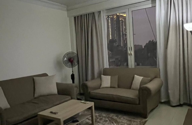 Garden city near italian and old Saudi embassy 2-bedroom apartment WiFi and AC