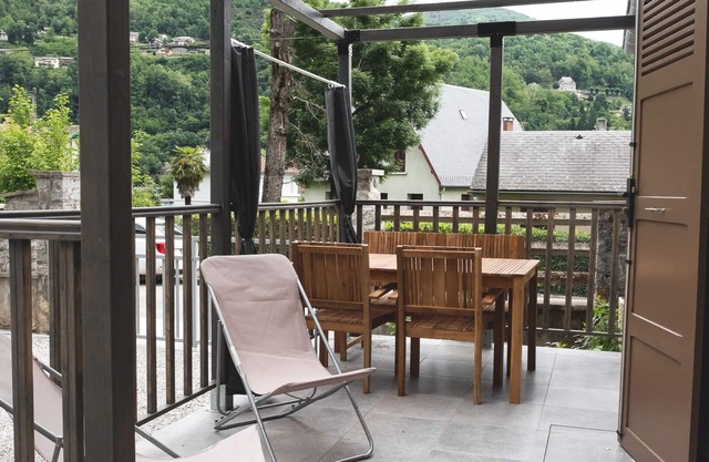 Gite T2 4 * private parking-terrace-sauna-gym-wifi
