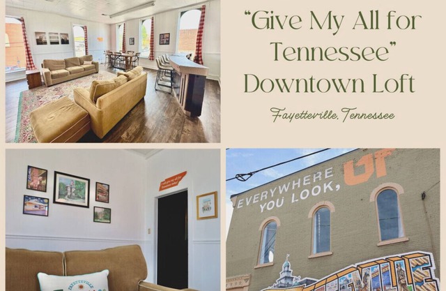 “Give My All for Tennessee” in Downtown Fayetteville Near Jack Daniels