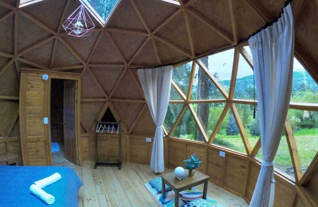 glamping with jacuzzi