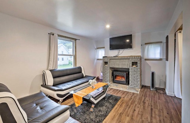 Gloversville Apartment with Fireplace and Essentials!