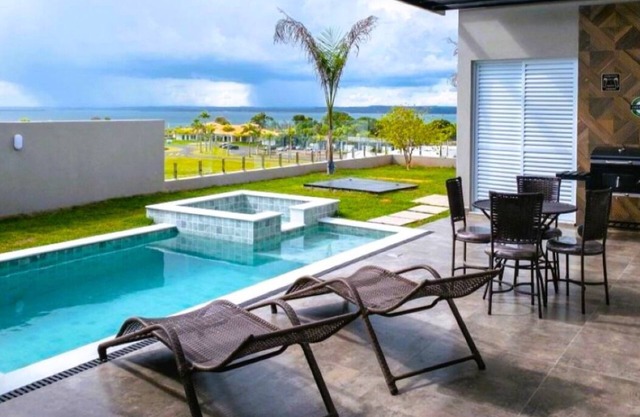 Graciosa - Piscina com Vista Para Represa e Clube