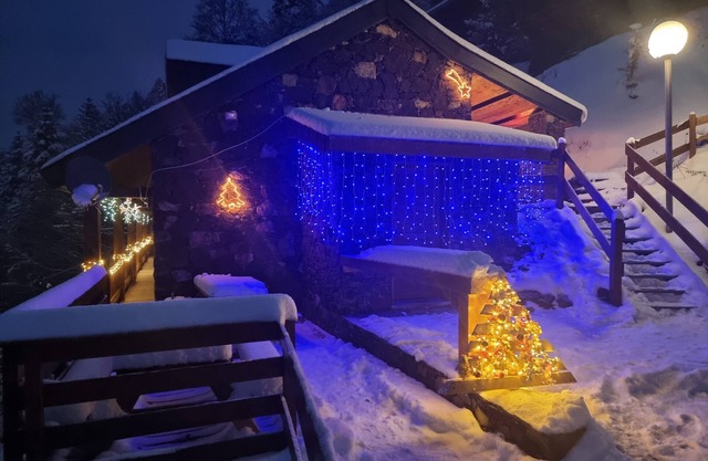 Grand Chalet in front of the slopes