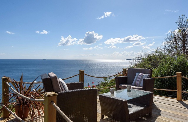 Great retreat for two with superb sea views.