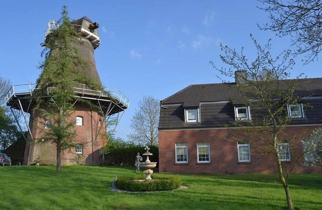 Große Wohnung für 4 Personen im Müllerhaus der Uttumer Mühle