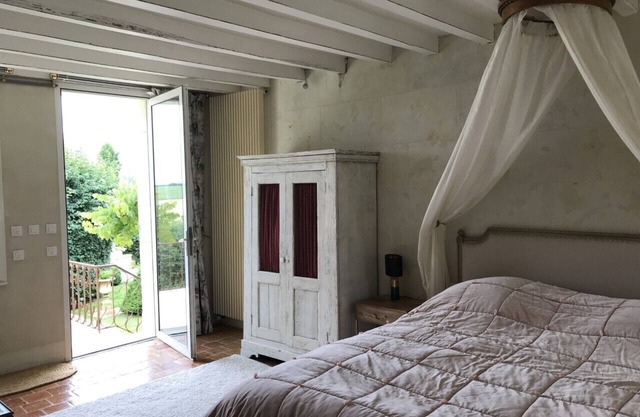 Guest room with private exterior access, located on the 1st floor.